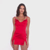 Are You Am I - Pixi Dress **cherry red