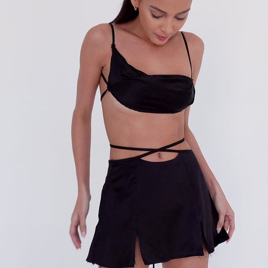 Are You Am I - Kitsi Skirt **black