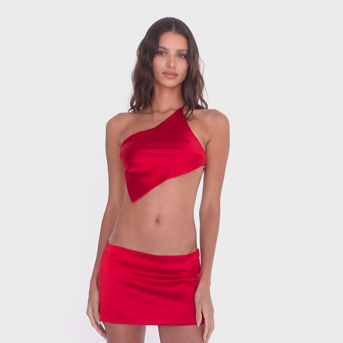 Are You Am I - Trysst Top **cherry-red